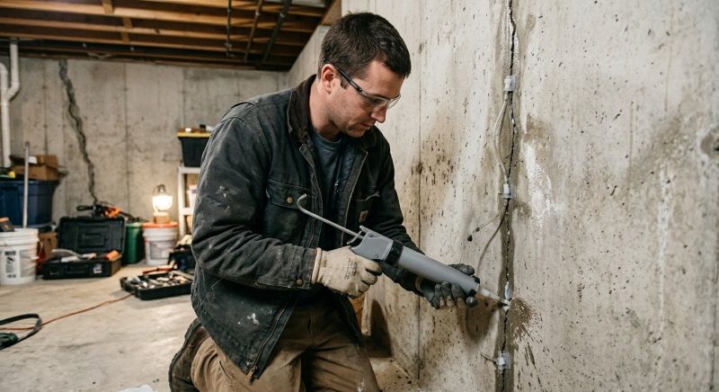 Basement Crack Repair in Port Angeles, WA