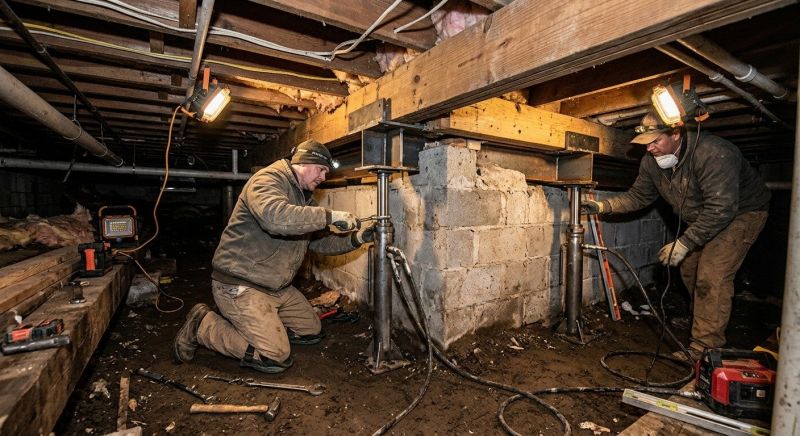 Basement Foundation Repair in Port Angeles, WA