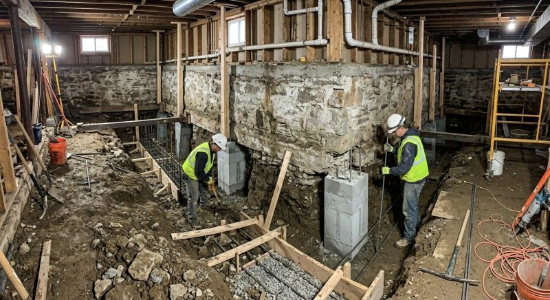 Basement Underpinning in Port Angeles, WA