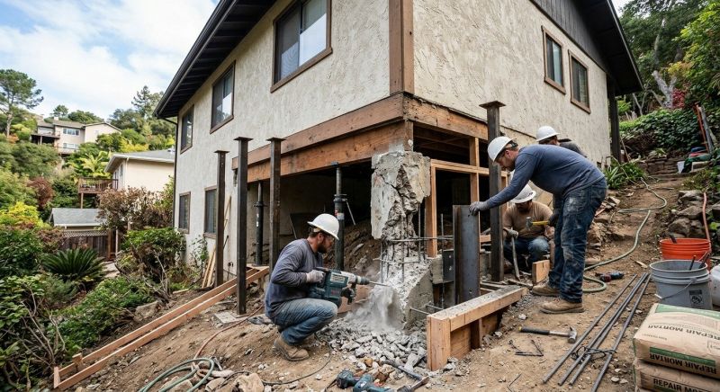 Concrete Foundation Repair in Sequim, WA