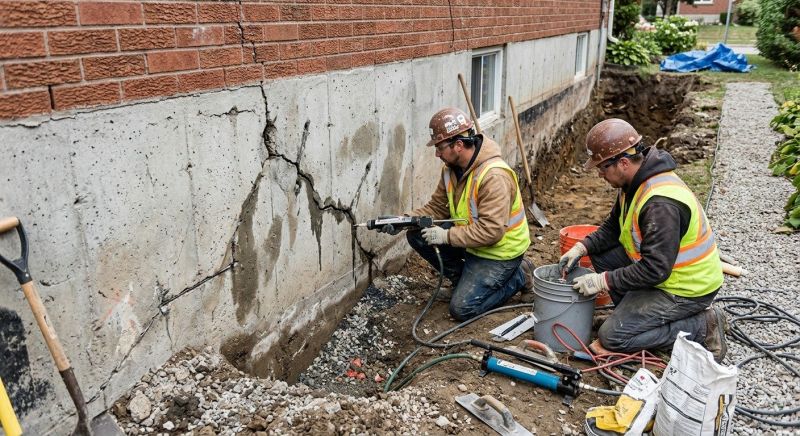 Cracked Foundation Repair in Port Angeles, WA
