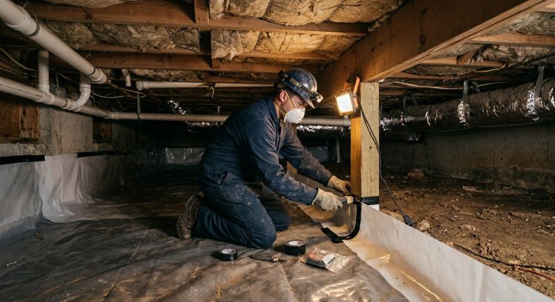 Crawl Space Leveling in Port Angeles, WA