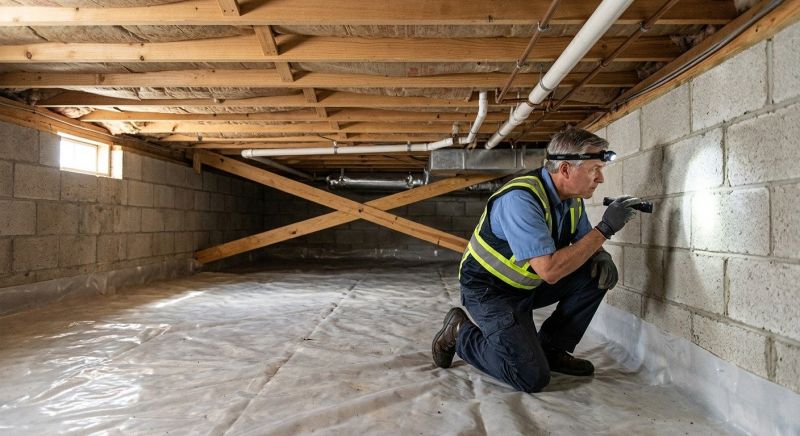 Crawl Space Leveling in Port Angeles, WA