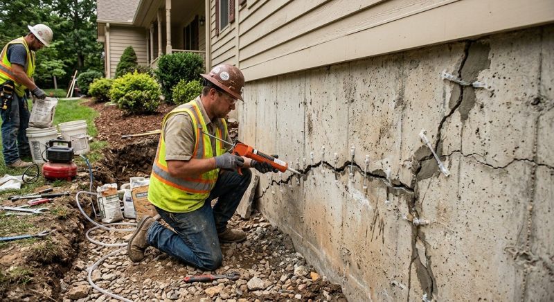 Foundation Cracks Repair in Port Angeles, WA