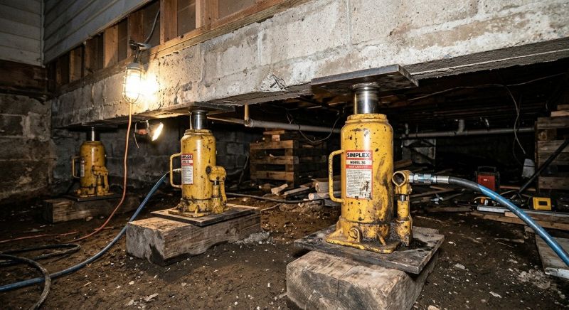 Foundation Jacking in Sequim, WA