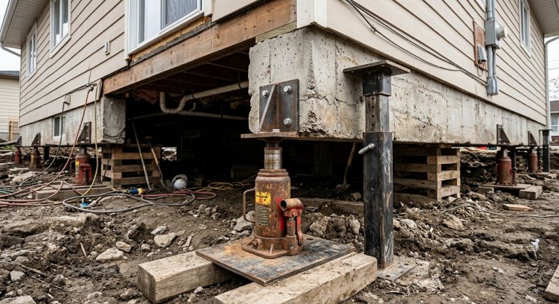 Foundation Jacking in Sequim, WA