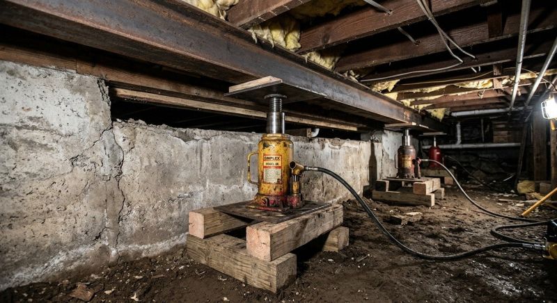 Foundation Jacking in Sequim, WA