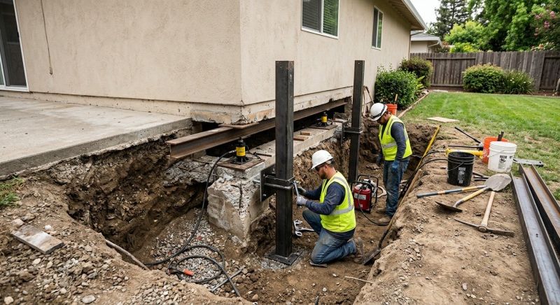 Foundation Pier Repair in Port Angeles, WA