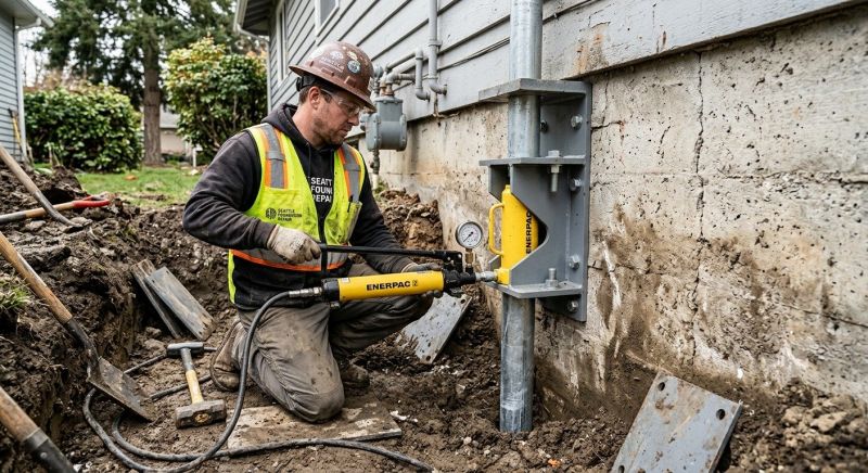 Foundation Releveling in Port Angeles, WA