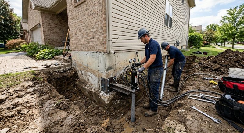 Foundation Settlement Repair in Port Angeles, WA