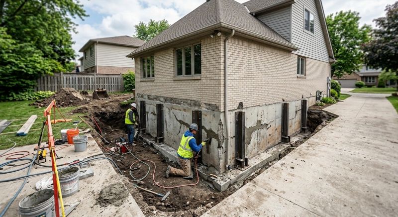 Foundation Settlement Repair in Port Angeles, WA