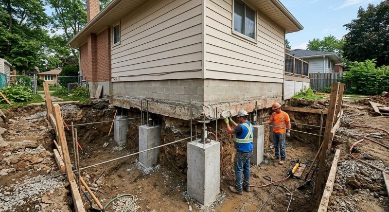 Foundation Underpinning in Port Angeles, WA