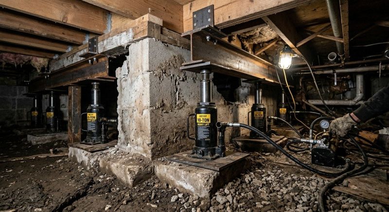 House Foundation Leveling in Port Angeles, WA
