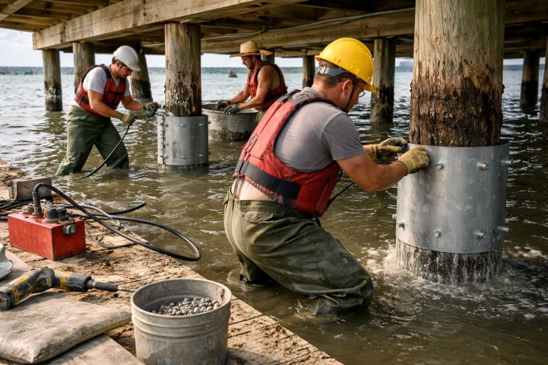 Piling Repair in Port Angeles, WA