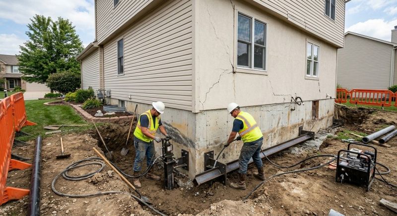 Sinking Foundation Repair in Port Angeles, WA