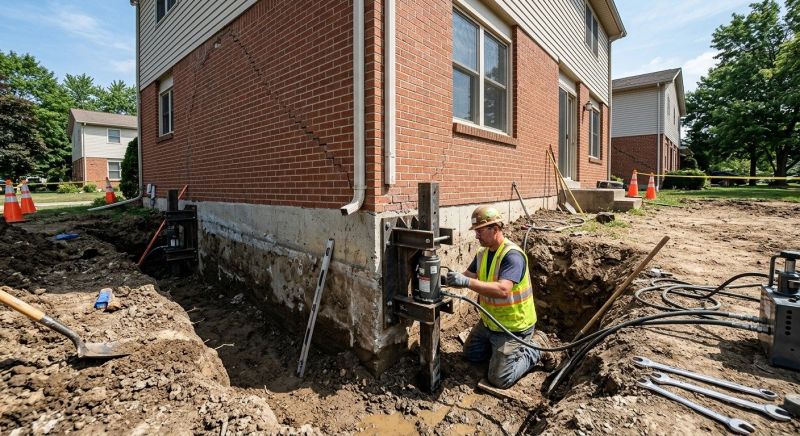 Sinking Foundation Repair in Port Angeles, WA