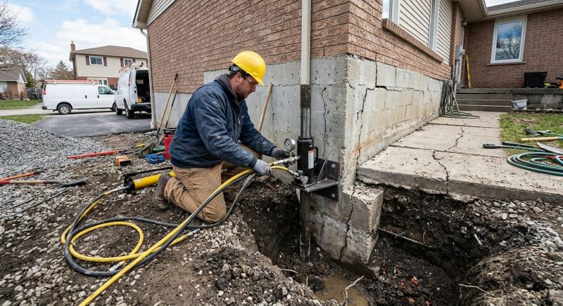 Sinking Foundation Repair in Port Angeles, WA
