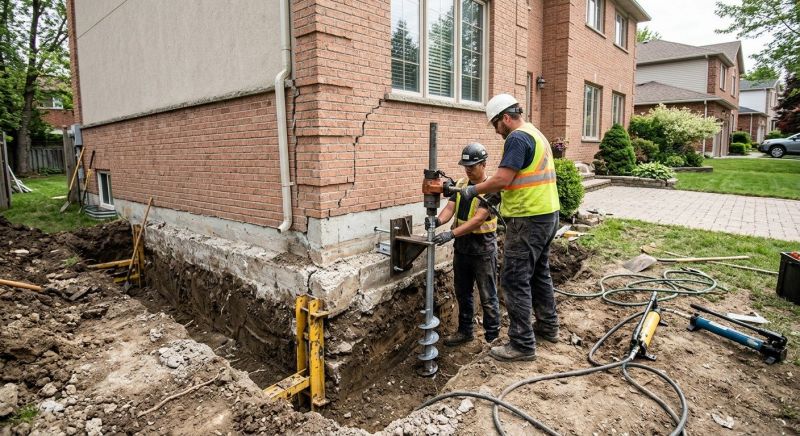 Sinking Foundation Repair in Sequim, WA
