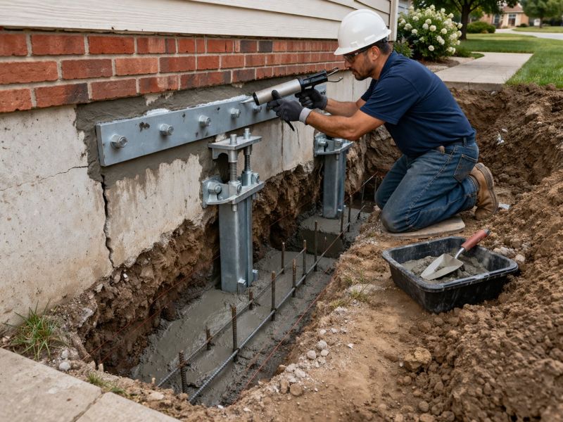 Sinking Foundation Repair in Sequim, WA