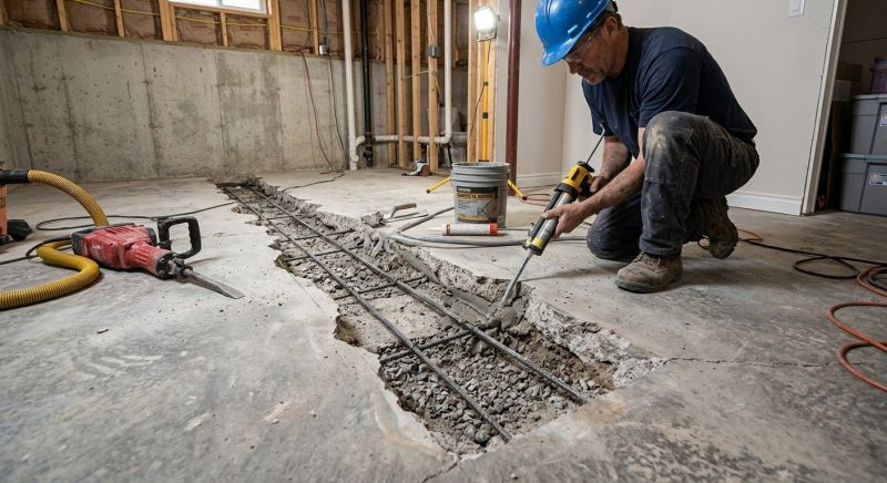 Slab Foundation Repair in Port Angeles, WA